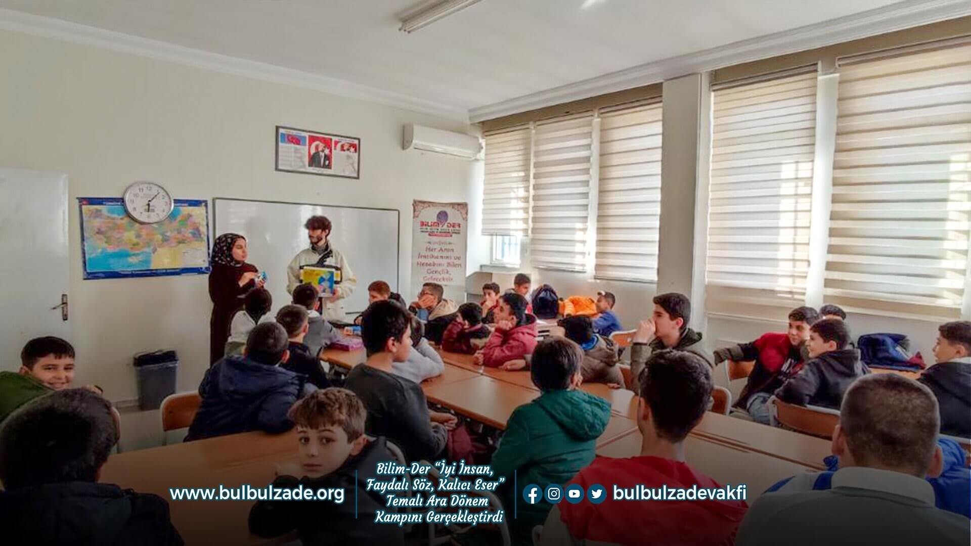 “FAYDALI SÖZ İYİ İNSAN KALICI ESER” ÜST BAŞLIĞINDA ARA DÖNEM KAMPI
